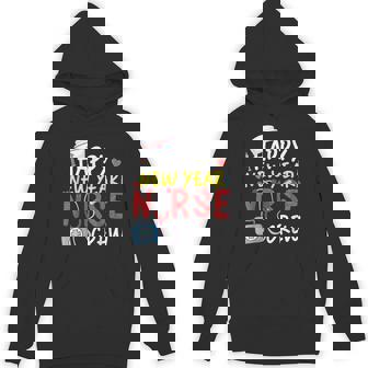 Family Pajamas Happy New Year Nurse Crew Christmas For Nurse Unisex Hoodie - Monsterry