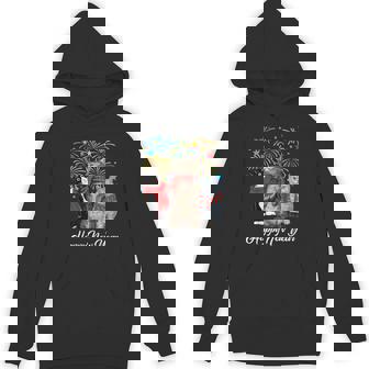 Happy New Year Cat Shirt Happy Meow Year 2024 Kitten Lovers Unisex Hoodie - Monsterry