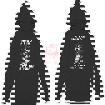 Ho Ho Ho Let It Show Horror Fan Creepy Snowman Christmas Unisex Hoodie - Monsterry