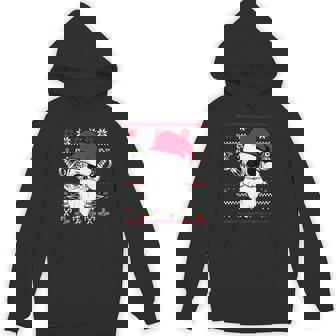Holiday Pirate Skull Ugly Christmas Santa Pirate Unisex Hoodie - Monsterry