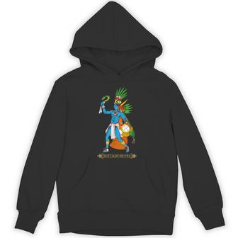 Huitzilopochtli Aztec God Mythology Ancient Mayan Gods Unisex Hoodie - Monsterry