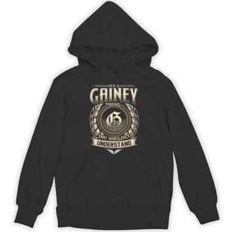 It's A Gainey Thing You Wouldn't Understand Name Vintage Hoodie - Thegiftio UK