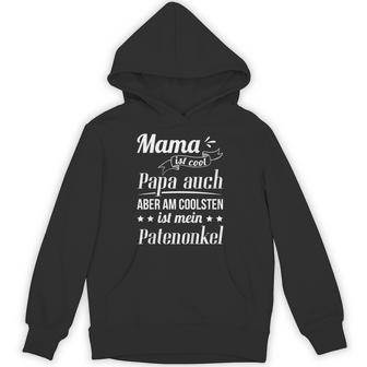 Kids Godfather Godchild Firmpate Nephew Christenings Unisex Hoodie - Monsterry