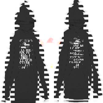 Look at Me Being All Festive and Shit Christmas Tree Unisex Hoodie - Monsterry