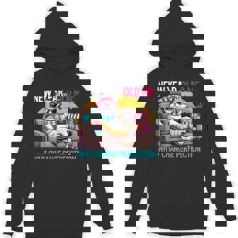 New Year Old Me Why Change Perfection Humor Cat Unisex Hoodie - Monsterry