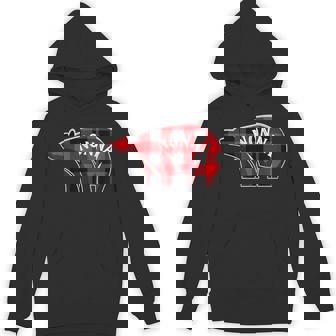 Nonna Bear Christmas Plaid Family Matching Pajama Unisex Hoodie - Monsterry