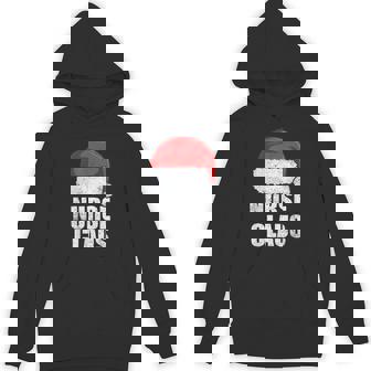 Nurse Christmas Nurse Claus Nurse Pajama Family Matching Unisex Hoodie - Monsterry