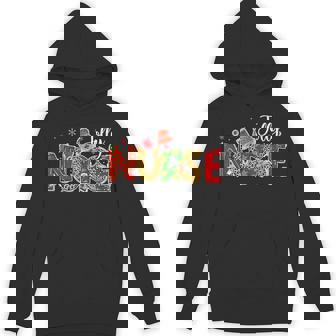 Nurse Jolly Healthcare Christmas Holiday Doodle Winter Vibe Unisex Hoodie - Monsterry