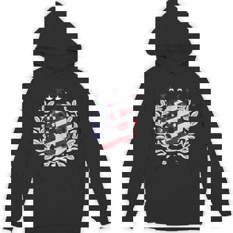 Patriotic Pickleball USA Flag Inlay With Peace Wreath Tank Top Unisex Hoodie - Monsterry