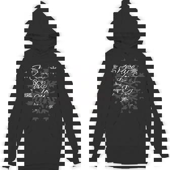 Peace Love & Joy -Holiday Season Snowflake Themed X-Mas Tank Top Unisex Hoodie - Monsterry