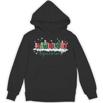 Radiology Department Christmas Skeleton X-Ray Tech Unisex Hoodie - Monsterry