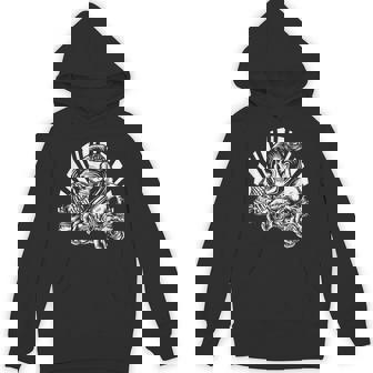 Santa Muerte Dead Mexican Sugar Skull Female Deity Satanic Unisex Hoodie - Monsterry