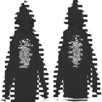 Santa Muerte Dead Sugar Skull Mexican Female Deity Satanic Unisex Hoodie - Monsterry
