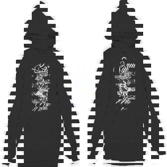 Santa Muerte Female Deity Mexican Dead Sugar Skull Satanic Unisex Hoodie - Monsterry