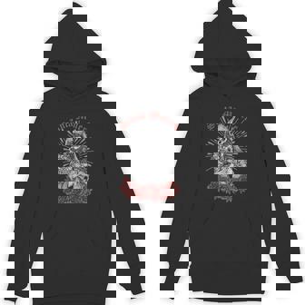 Santa Muerte Mexican Female Deity Dead Sugar Skull Satanic Unisex Hoodie - Monsterry