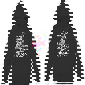 Santa's Favorite Hot Mess Christmas Flamingo Margarita Drink Unisex Hoodie - Monsterry