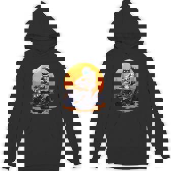 Scary Spooky Halloween Pumpkin Moon Rover Unisex Hoodie - Monsterry