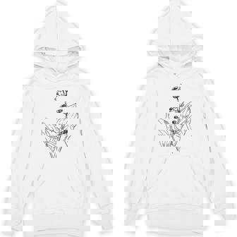 Broadleaf Arrowhead Flower Leaves Plant Premium Unisex Hoodie - Monsterry