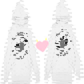 DEVIL DICE QUOTES HALLOWEEN DOODLES DEVIL ANGEL CUTE Premium Unisex Hoodie - Monsterry