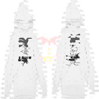 ELF COSTUME Christmas Meme Collar Belt Unisex Hoodie - Monsterry