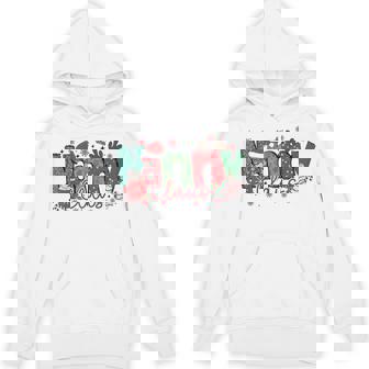 Nanny Claus Christmas Pajama Santa Claus Family Matching Unisex Hoodie - Monsterry