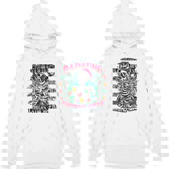 Radiology Christmas Santa Skeleton X-Ray Tech Rad Tech Unisex Hoodie - Monsterry