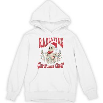 Radiology Radiating Christmas Cheer X-Ray Rad Tech Skeleton Unisex Hoodie - Monsterry