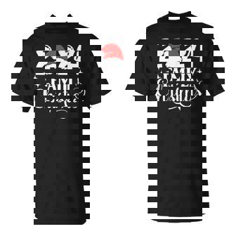 2024 Family Christmas Xmas Snow Santa Hat Pajamas Holiday T-Shirt - Monsterry
