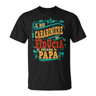 Abbigliamento Lavoro Regalo Divertente Papà Carabiniere Maglietta - Novitaregali