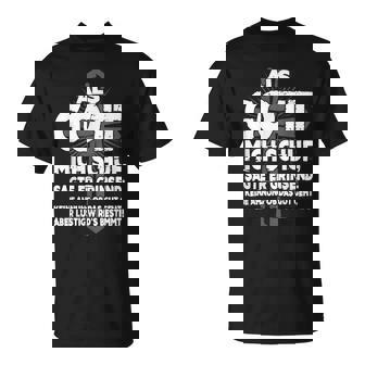 Als Gott Mich Schuf Sagte Er Souriant Sarcasmus Lustige T-Shirt - Cadeauxyz