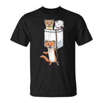 Belettes Dans La Poche T-Shirt - Cadeauxyz