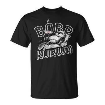 Bober Bóbr Kurwa Polish Flannelette Piwo T-Shirt - Geschenkecke