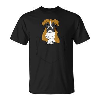 Boxer Dog In Bag Boxer Dog In Bag Dog Boxer T-Shirt - Geschenkecke