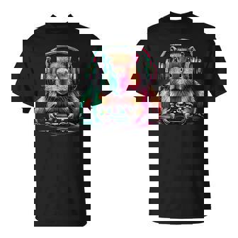 Capybara Video Games Capybara T-Shirt - Thegiftio UK