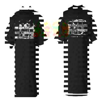 Christmas Coffee Christmas Snowman Latte For Coffee Lovers T-Shirt - Monsterry