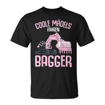 Coole Mädchen Fahrs Digger Children's Girls' T-Shirt - Geschenkecke