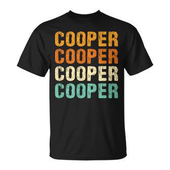 Cooper Nachname Familientreffen Nachname Personalisiert T-Shirt - Geschenkecke