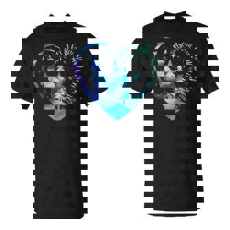 Cute Just A Girl Who Loves Wolves Wolf Lover And Girls T-Shirt | Seseable FR