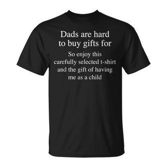 For Dads Who Are Hard To Buy For Dad Father T-Shirt - Monsterry