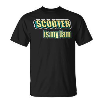 Damen Scooter Rider Scooter Ist Mein Ding Mit-Ausschnitt T-Shirt - Geschenkecke