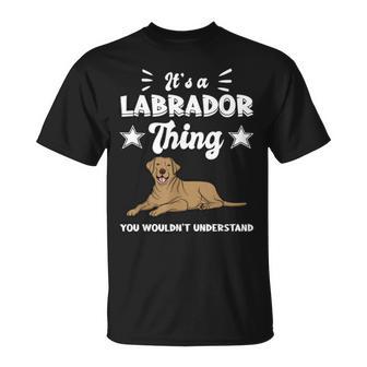 'Das Ist Ein Labrador Ding Labby Brown Labrador T-Shirt - Geschenkecke