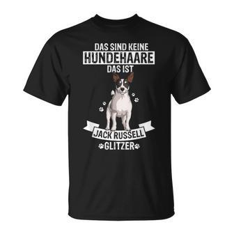 Das Sind Keine Hundehaare Das Ist Jack Russel Glitter Dog T-Shirt - Geschenkecke