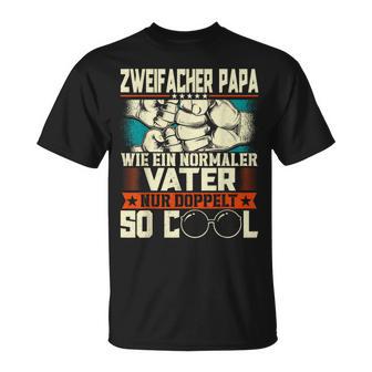 Double Father Papaon Zwei Kinder T-Shirt - Geschenkecke