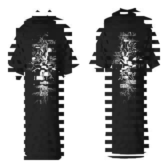 Drums Tree Drumming Teacher Drummer Premium T-Shirt - Monsterry