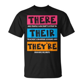 English Teacher Grammar T-Shirt - Geschenkecke