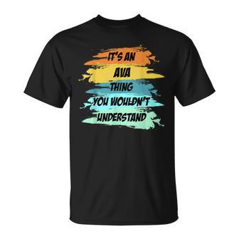 Es Ist Ein Ava-Ding Lustiger Neuheit Benutzerdefinierter T-Shirt - Geschenkecke