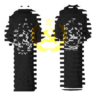 Faucille Et Marteau Urss Cccp Union Soviétique Rouge T-Shirt - Cadeauxyz