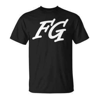 Fg Initials First Name F Surname G All Names With F T-Shirt - Geschenkecke