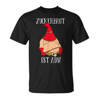 Fun Zuckerbret Ist Aus Dominant Mask And Whip Sayings T-Shirt - Geschenkecke