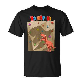 T-Rex Boulder Climbing T-Shirt - Geschenkecke